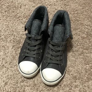 Aldo Grey Foldover Sneakers